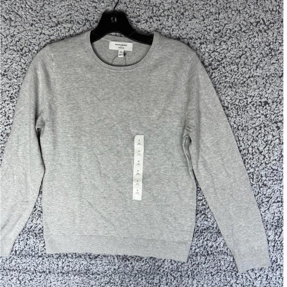 Gray Crew Neck Sweater
